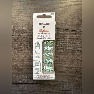 DVF x Target Sally‎ Hansen Perfect Manicure Almond Shape Sea Twig Press Ons